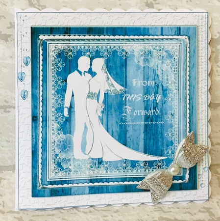 Blue Wood and Lace Wedding by Anita Henery