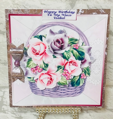 Basket Roses Mini Kit by Anita Henery