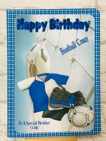 Football,  Birthday by Anita Henery