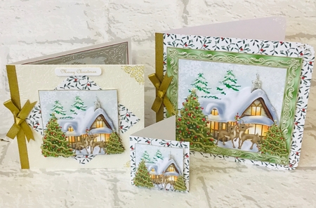 The Deer and The Christmas Tree toppers by Anita Henery
