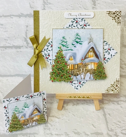The Deer and The Christmas Tree toppers by Anita Henery