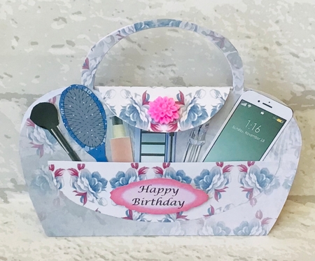 Handbag 14 with accessories by Anita Henery