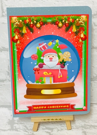 Santa Claus Christmas greeting card by Anita Henery