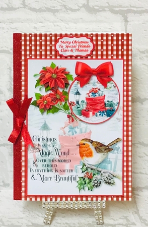 Christmas waves a magic wand A5 by Anita Henery