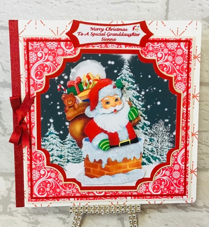 Santa In The Chimney - 7x7 Mini Kit by Anita Henery