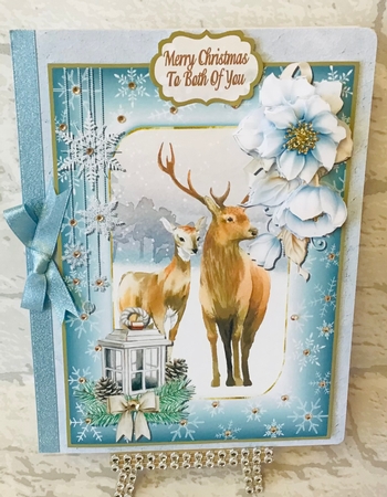 Christmas Deer A5 by Anita Henery