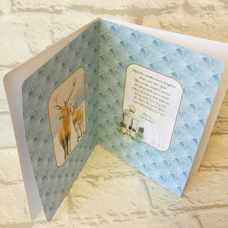 Christmas Deer A5 by Anita Henery