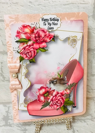 Fabulous Shoes - Glory Roses A5 by Anita Henery