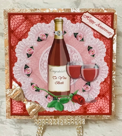 Rosey Anniversary by Anita Henery
