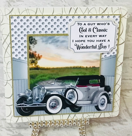 3 Vintage car card front/toppers 7 by Anita Henery