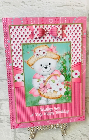 4 Cute floral animal toppers by Anita Henery
