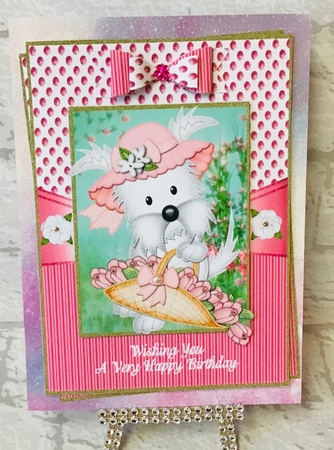 4 Cute floral animal toppers by Anita Henery