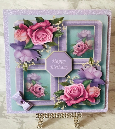 Floral Quad Frame QUICK TOPPER Bumper Kit by Anita Henery