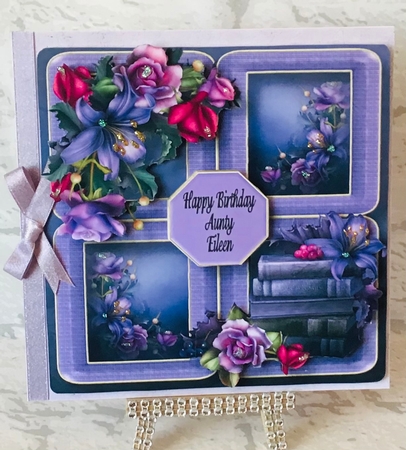 Floral Quad Frame QUICK TOPPER Bumper Kit by Anita Henery