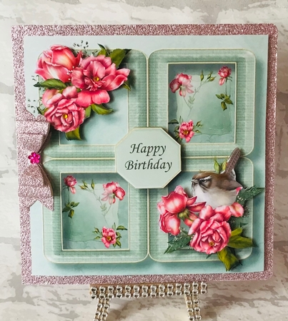 Floral Quad Frame QUICK TOPPER Bumper Kit by Anita Henery
