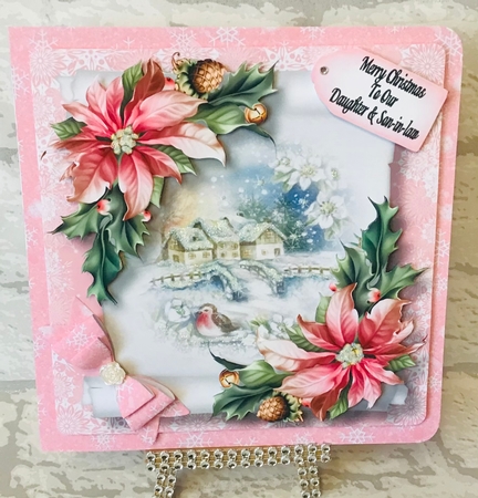 Vintage Christmas Parchment Scroll QUICK TOPPER Bumper Kit by Anita Henery