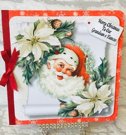 Vintage Christmas Parchment Scroll QUICK TOPPER Bumper Kit by Anita Henery