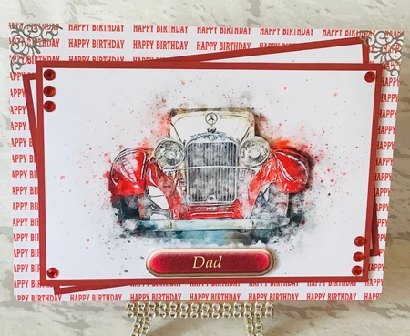 Collection of Four Vintage Car Toppers by Anita Henery