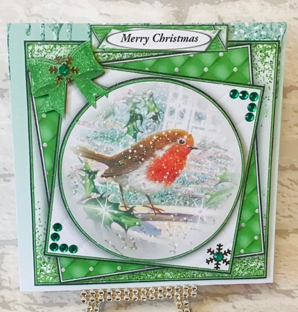Lovely Robins In Winter (Card Three) by Anita Henery