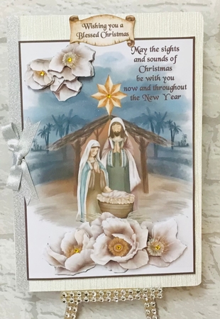 The love and peace of Christmas 5x7 by Anita Henery