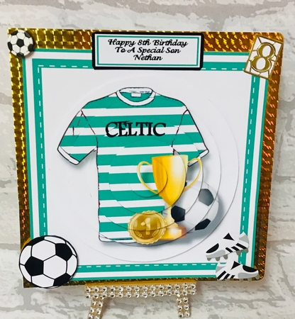 12x12cm Celtic Topper with Pyramage & Sentiments  by Anita Henery