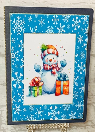 Snowflake A5 Frames-Merry Bright by Anita Henery