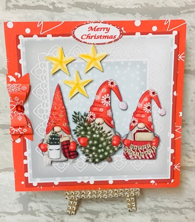 Cute santaGnomies  by Anita Henery