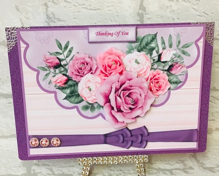 Pink and Mauve Floral Delight by Anita Henery