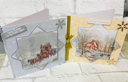 Coach and horses, skating on ice toppers by Anita Henery