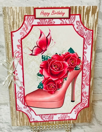 Gorgeous Floral Shoe by Anita Henery