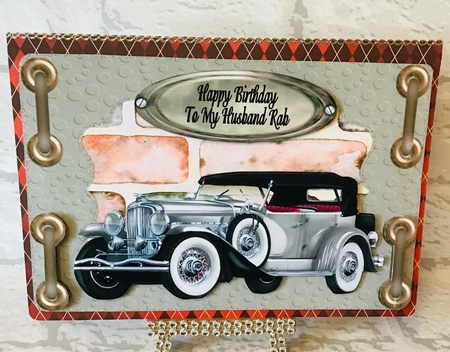 2 Vintage car toppers 1 by Anita Henery