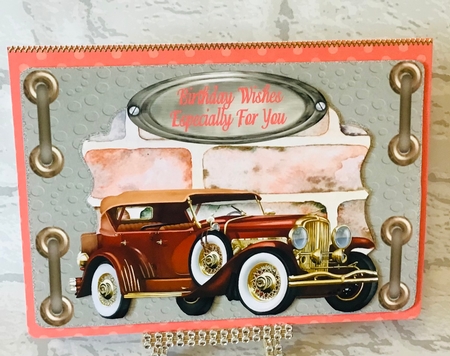 2 Vintage car toppers 1 by Anita Henery