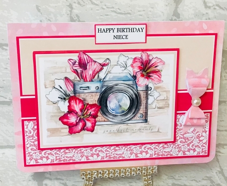 A5 Vintage Memories Card Front Topper & Sentiments  by Anita Henery
