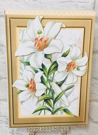 Floral Sympathy Card by Anita Henery