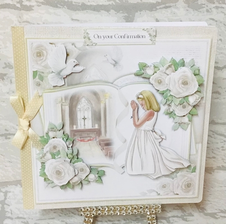 Girl Confirmation Open Book Mini Kit Neutral by Anita Henery