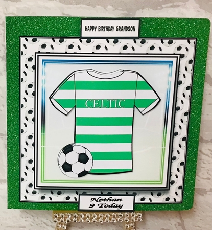 8x8 NEW HOME KIT Celtic Card Front with Sentiments  by Anita Henery