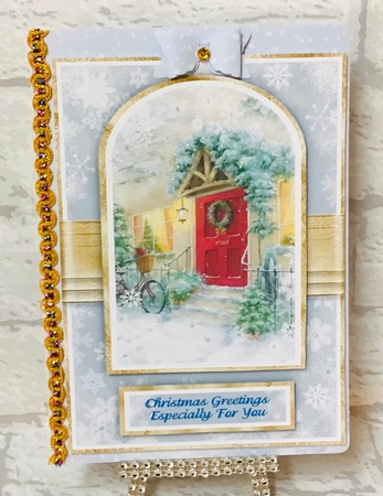 Christmas 6x4 inch Quick Card No.3 by Anita Henery