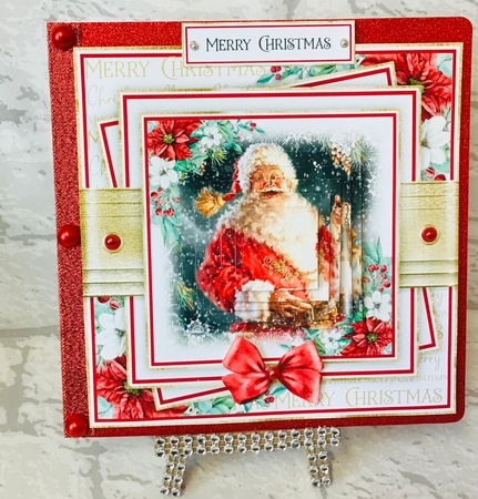 Santa 7x7 inch Bumper Set by Anita Henery
