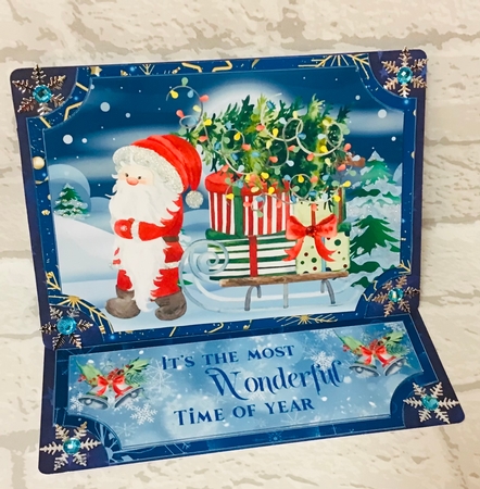 The most wonderful time easel and stopper(no base) 2 by Anita Henery