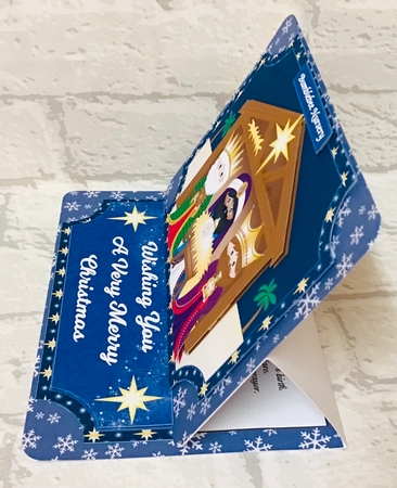 Nativity easel and layered stopper (no base) 2 by Anita Henery