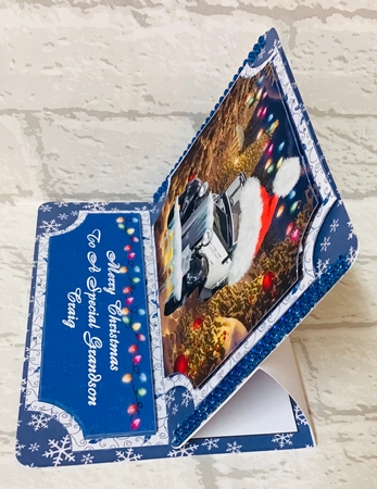 Christmas car easel and layered stopper(no base) 8 by Anita Henery