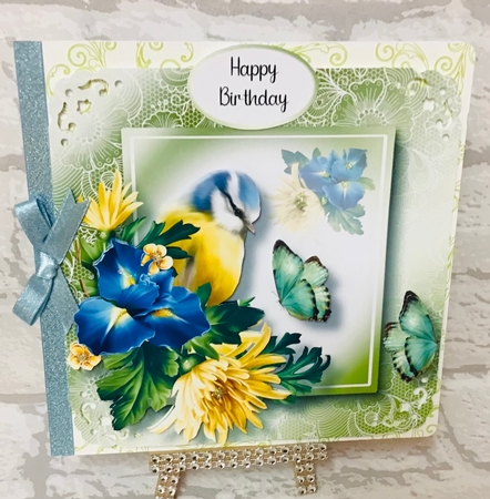 Lovely Lace Back Floral QUICK TOPPER Bumper Kit by Anita Henery