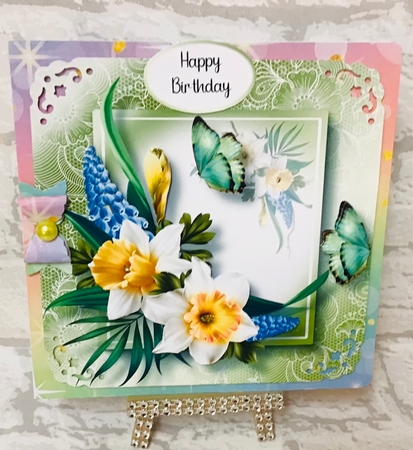 Lovely Lace Back Floral QUICK TOPPER Bumper Kit by Anita Henery