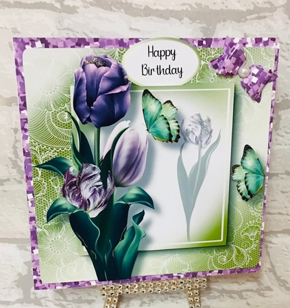 Lovely Lace Back Floral QUICK TOPPER Bumper Kit by Anita Henery