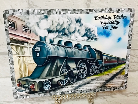 Steam trains by Anita Henery