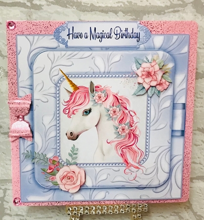Pretty Pink Unicorn Mini Kit-4 by Anita Henery