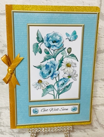 Get Well Soon - Lovely Watercolor Flowers  by Anita Henery