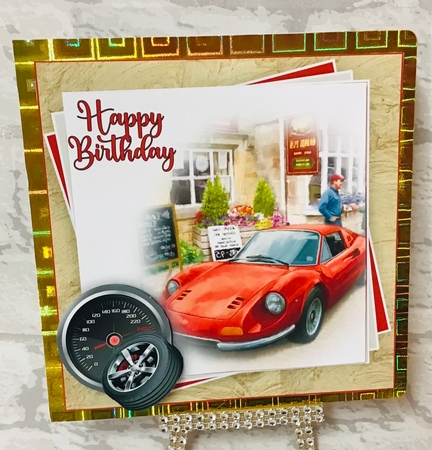 Red Car Mini Kit #1    by Anita Henery