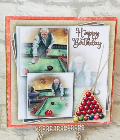 Snooker Player 2 Mini Kit #1     by Anita Henery