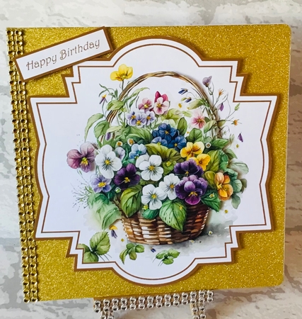 Flower basket toppers by Anita Henery